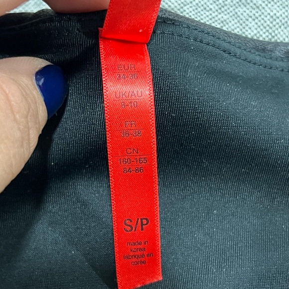 SPANX Petite Faux Leather Legging in Black - Picture 5 of 7